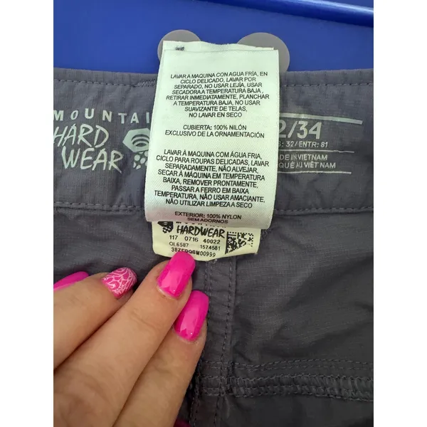Mountain Hardwear Miranda Convertible Hiking‎ Pants Womens 2 34 Purple Gorpcore - Image 6