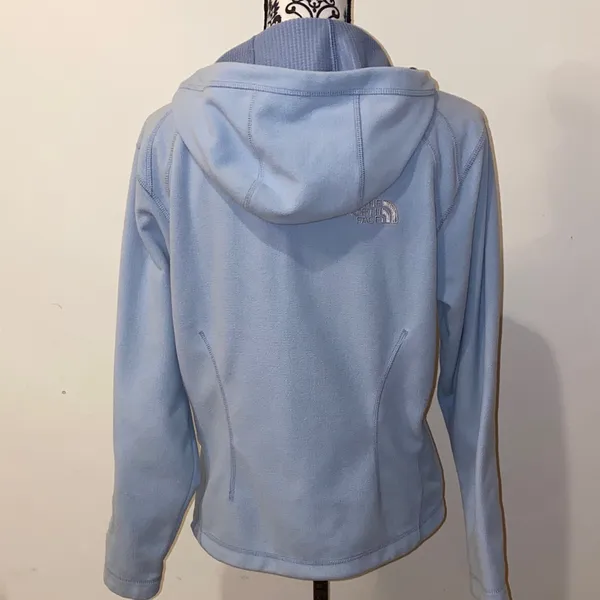 Vintage The North Face Women's Powder Blue Windwall Ski Jacket Size Medium - Image 11