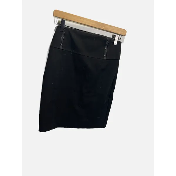 Express Pencil Skirt Women 0 Black Hook Eye Detail Professional Career Chic y2k - Image 2