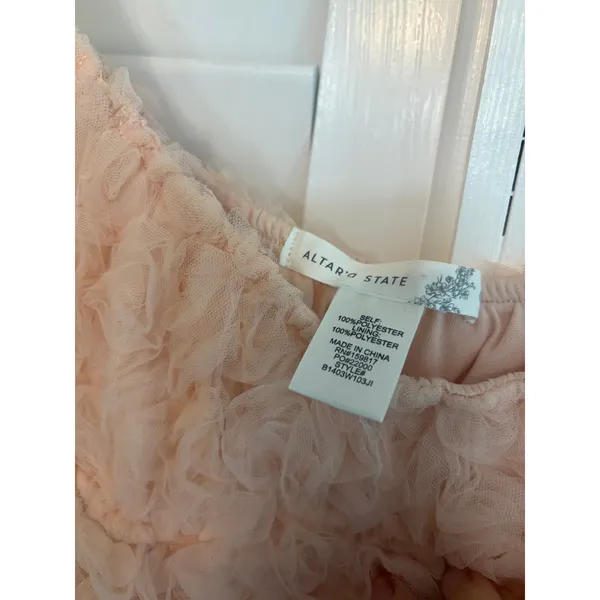 Altar'd State Pink‎ Rose Top Size XS - Image 5