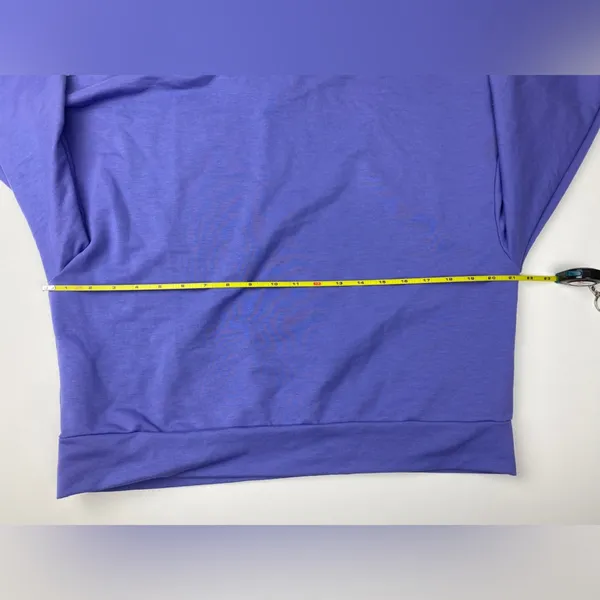 Puma Crop Hoodie Size M Periwinkle Women’s - Image 7