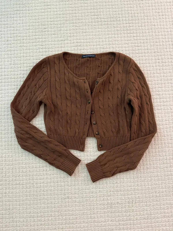 Brandy Melville Cable Knit Cardigan - Image 3