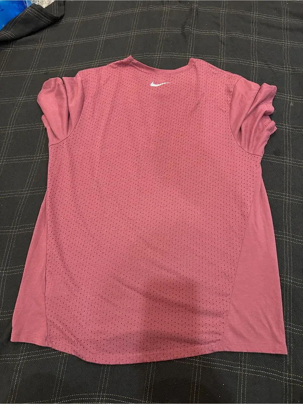 Nike Pink Short Sleeve Dri-FIT Athletic Tee - Image 7