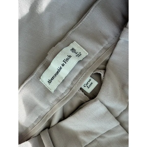 Abercrombie and Fitch Sloan Pants Tan Size 26 Long - Image 3