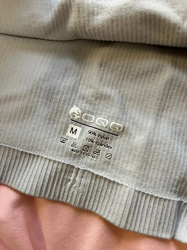 Ribbed Tank Top Gray Size M - Image 3