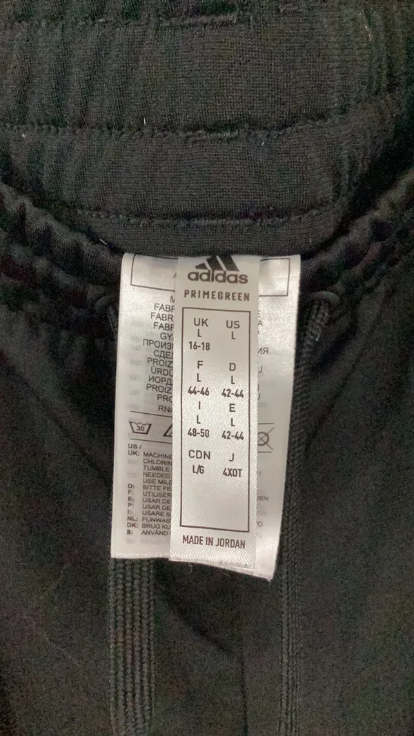 Adidas Black Jogger Sweatpants - Image 4