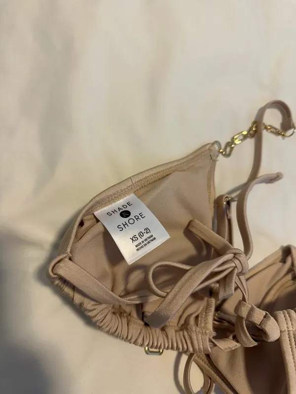 Shade & Shore Champagne Color Bikini Set - Image 4