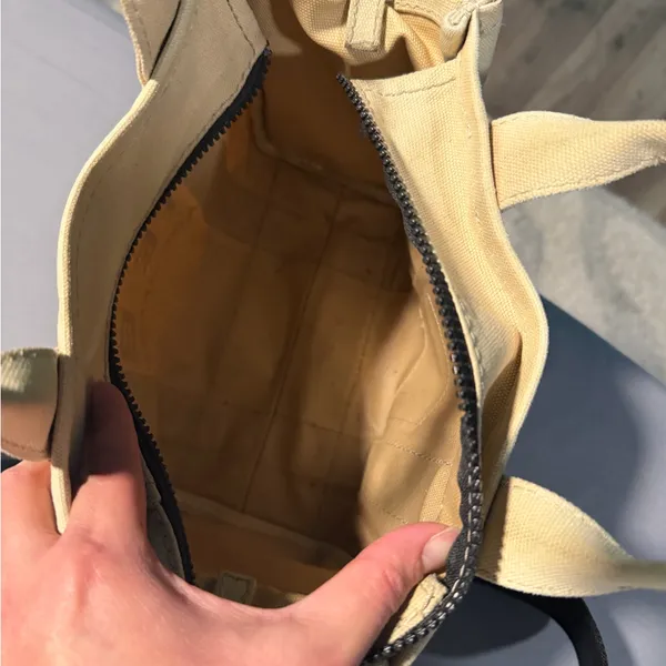 Marc Jacobs Tan Canvas Tote Bag - Image 5