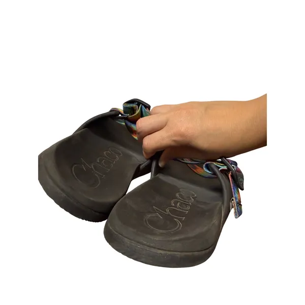 Chaco Chillos Slide Sandals in the Dark Tie Dye Size 8 Women Causal Outdoors - Image 3