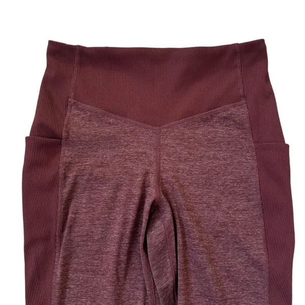 The North Face Dune Sky 7/8 Women's Large Burgundy Leggings Sporty UPF40 | 0122 - Image 5