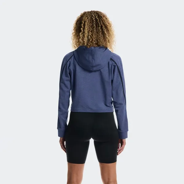 ON CLOUD Stylish Blue Hoodie for Women - Image 4