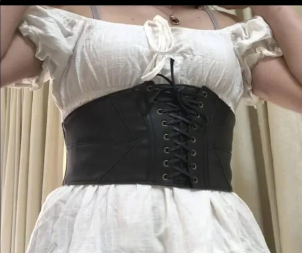 Black Corset Belt Steampunk New - Image 8