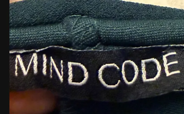 Dark Green Mind Code Cocktail Dress - Image 2