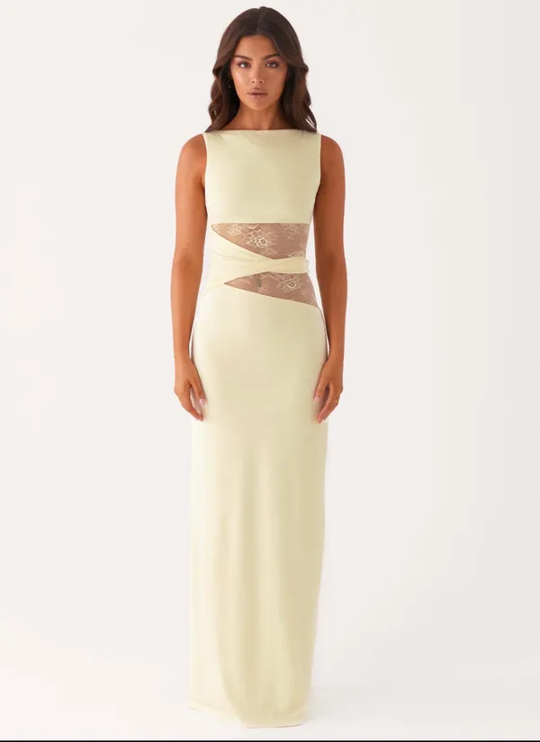 Peppermayo Yellow Maxi Dress - Image 4