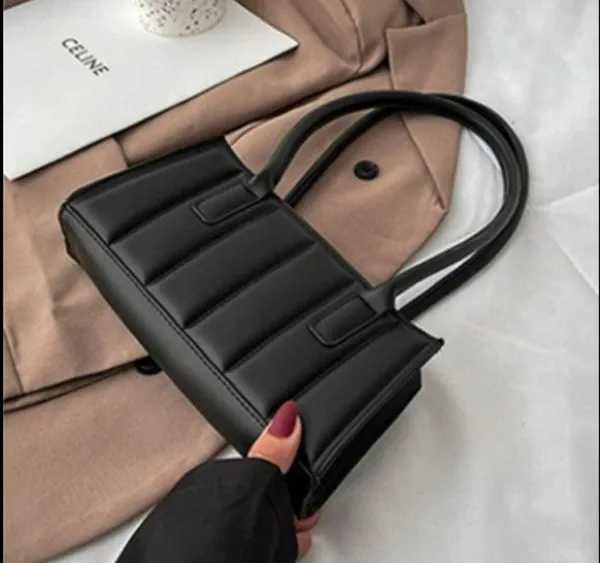 Mod Mini Rectangular Black Bag - Image 5