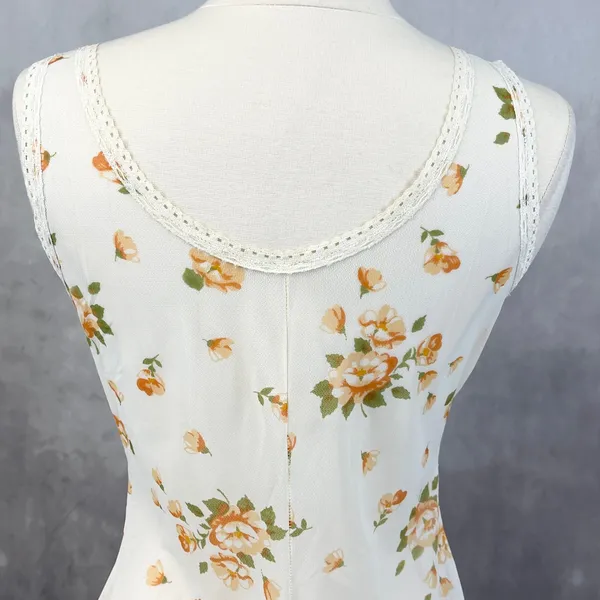 Womens‎ Floral Slip Dress Small Babydoll Cottagecore Coquette Y2K Romantic - Image 7