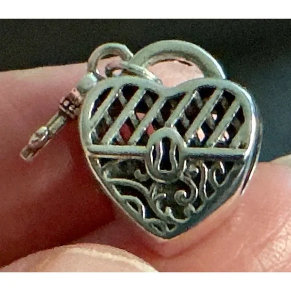 Pandora 790971 Key to My Heart Charm Sterling Silver S925 ALE Retired - Image 5