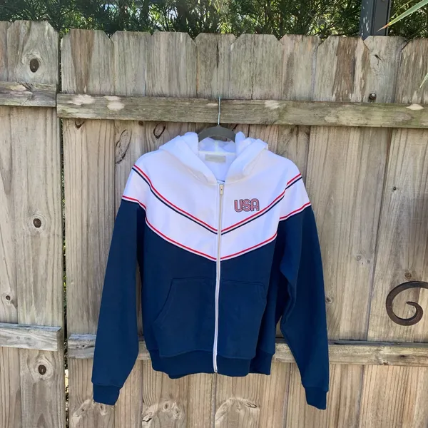 Free People American Track Zip Hoodie - Image 2