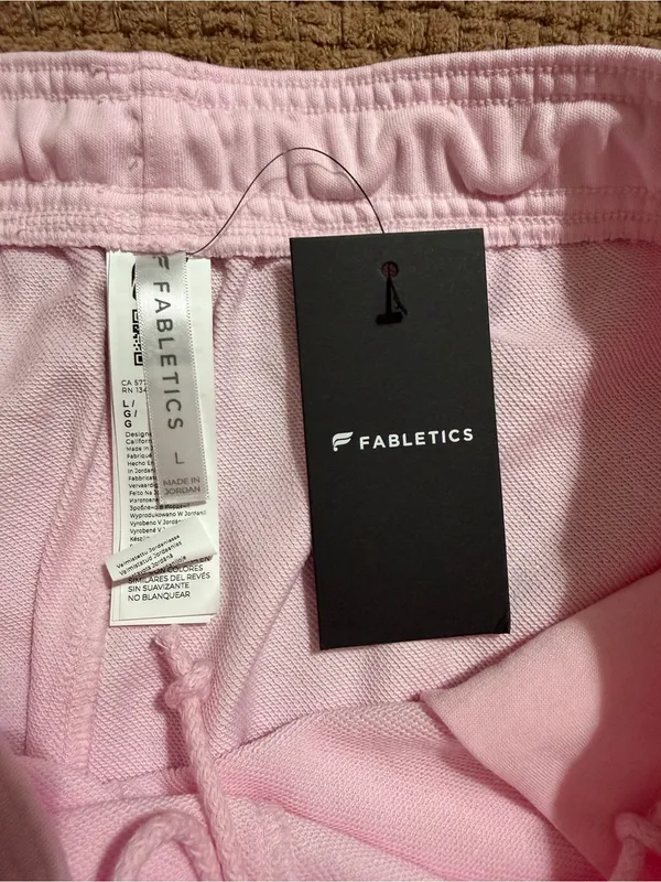 Pink Fabletics Comfort Shorts-Large - Image 4
