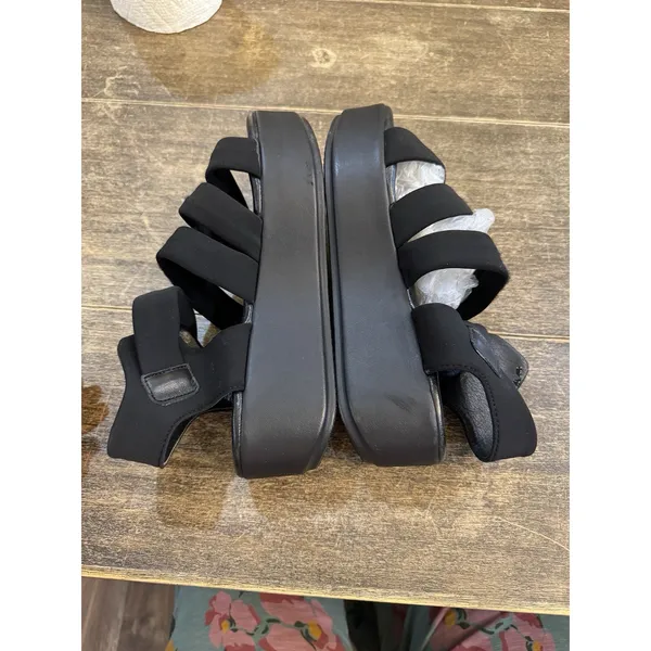 CORDANI Jillian Strappy Platform Sandal Black Size 38 US 7.5‎ - Image 9
