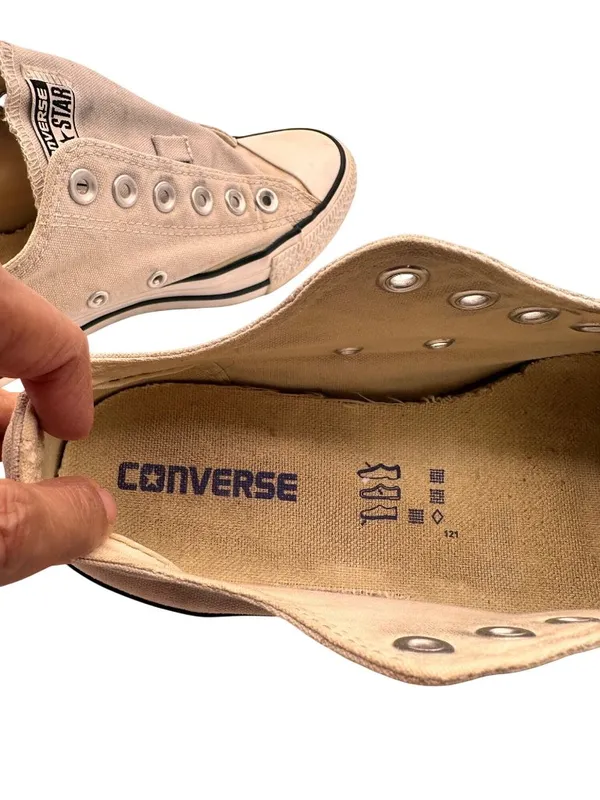 Converse All-Star M5/W7 Unisex Slip-On Canvas US Size Casual Yellow Sneakers - Image 9