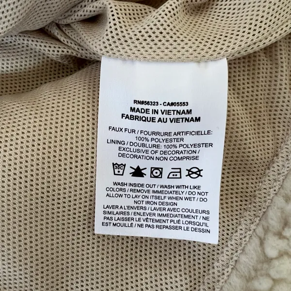 EUC Sportswear Swoosh Full Zip Jacket Sail Off White - Image 8