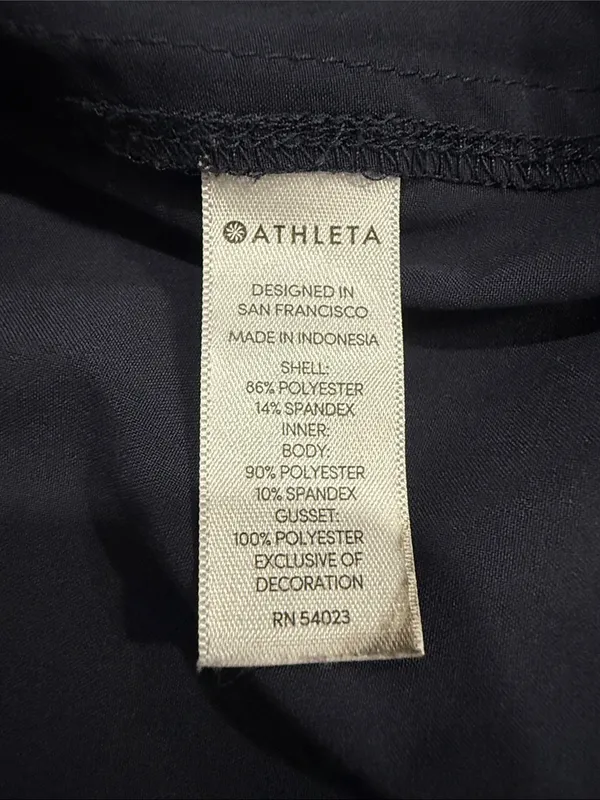 ATHLETA Navy Blue Athletic Skort w Mesh Shorts Size 6 - Image 11