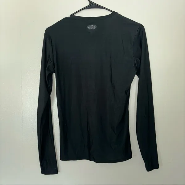Under Armour Black V-Neck Long Sleeve Top - Image 4
