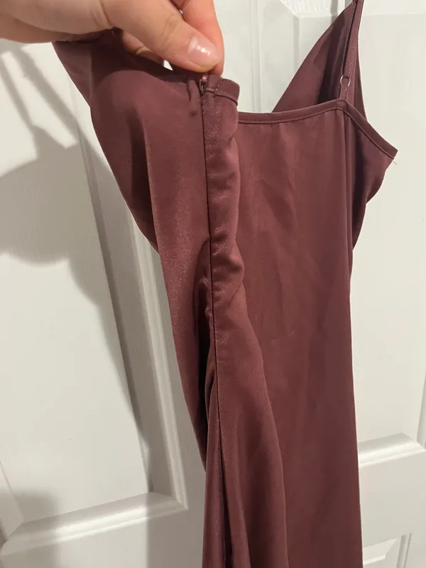 Cider Silk Cowl Neck Dress - Image 3
