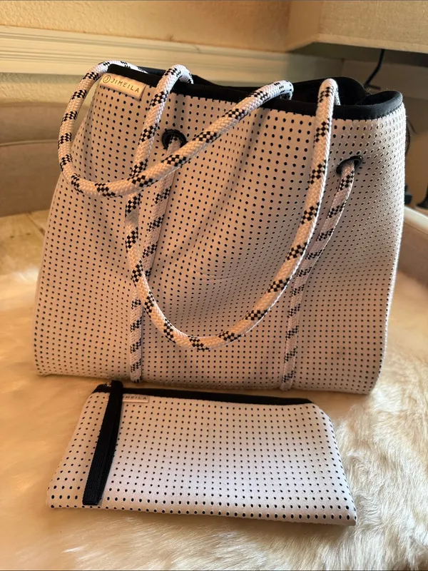Jimeila Sporty Spice Neoprene Tote Bag and Matching Pouch - Image 6