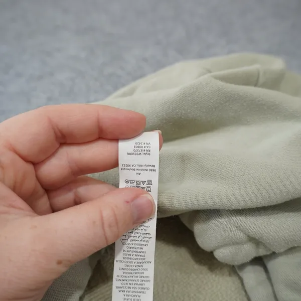 Alo Women's XL Accolade Hoodie Sage Green French Terry Sweatshirt Cozy Casual - Image 6