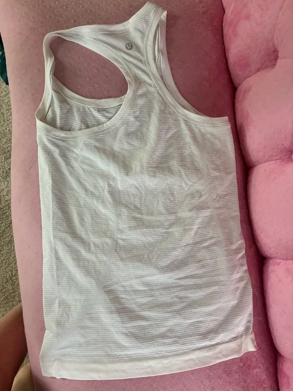 White Lululemon Swiftly Tech tank top - Image 3