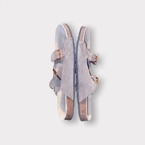 American Eagle Tan Suede Sandals Shoe Size 10 - Image 5