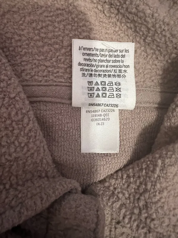 Victoria’s Secret PINK Neutral Beige Teddy Bear 🧸 Tracksuit Set Womens Small - Image 5