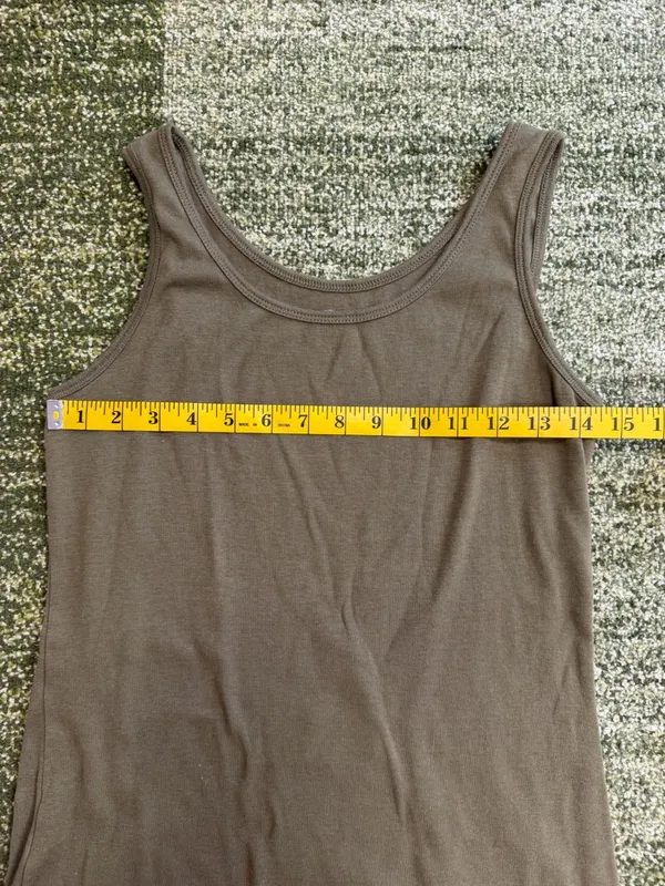 Olive green tank - Image 4