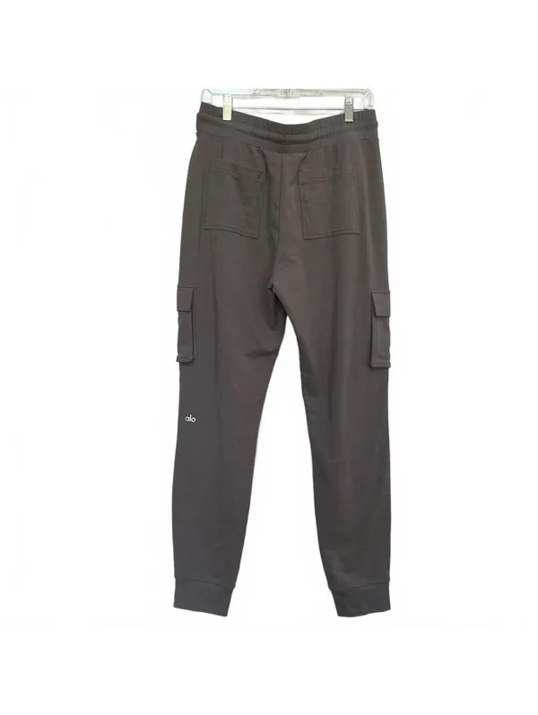 Alo Yoga Unwind Cargo Sweatpants Joggers Tapered Shadow Women's Size Medium - Image 5