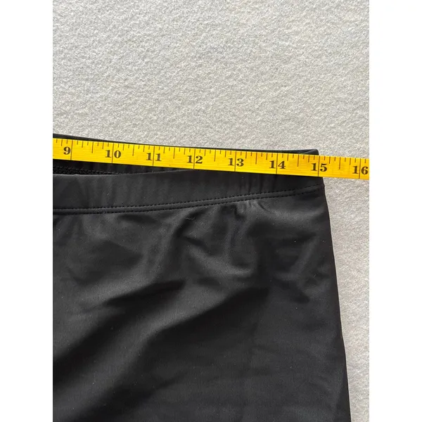 Unbranded Swim Shorts XL Black Cover Up Athletic Stretch Bikini Bottoms‎ - Image 3