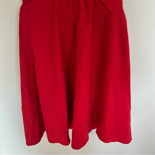NWT‎ Elia - Cher Knee Length Dress Cross Back Red Size 8-10 Zip Up Back - Image 11