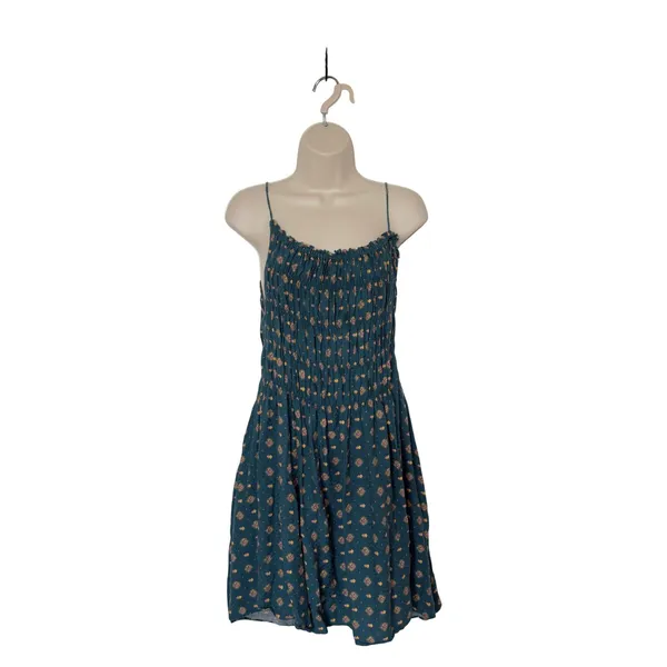Free People Clementine Emerald Green Mini Medium Dress Whimsigoth Indie Sleaze - Image 4
