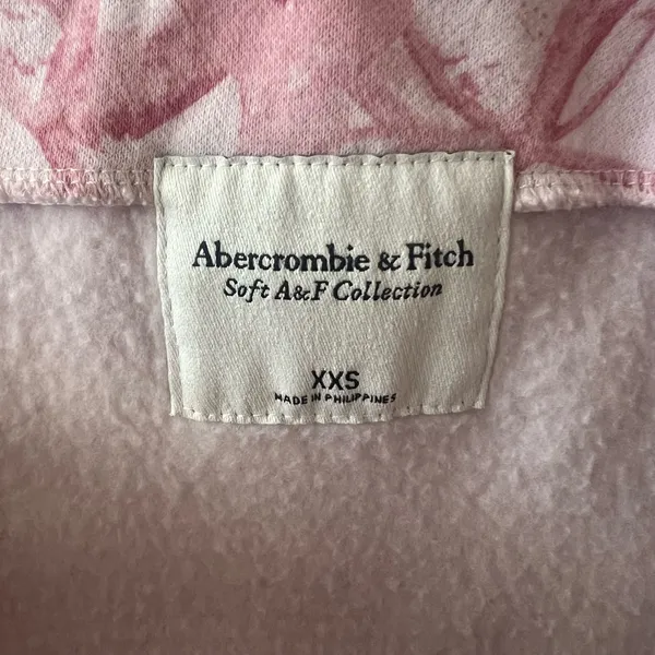 Abercrombie & Fitch Light Pink Camo Sunday Off-Shoulder Sweater - Image 9