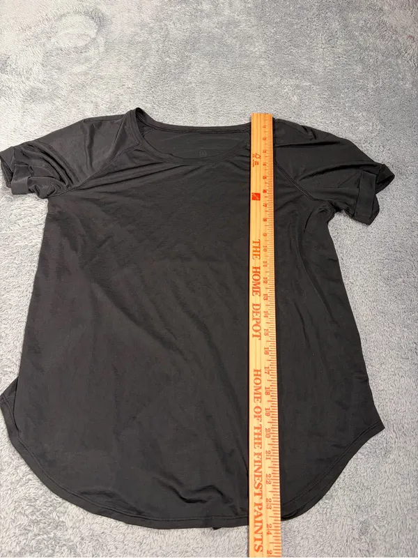 Lululemon Black Women's Scoop Neck Top tee - Image 7