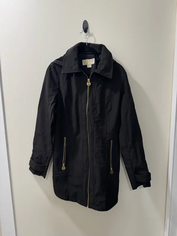 Michael Kors Black Zip Front Jacket  - Image 2