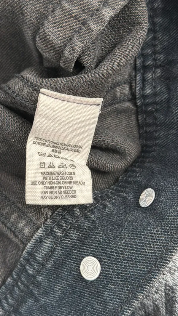 Free People Distressed Denim Jacket - Image 9