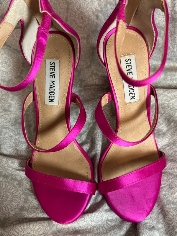 Steve Madden Women's Pink heels- 5.5M - Image 3