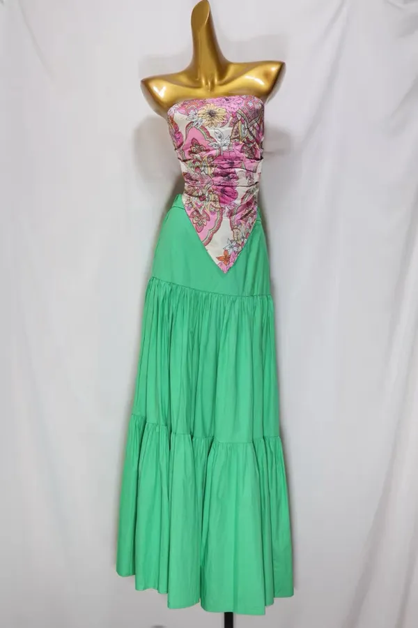 RUNAWAY THE LABEL - Green Ayla Maxi Skirt - Image 4