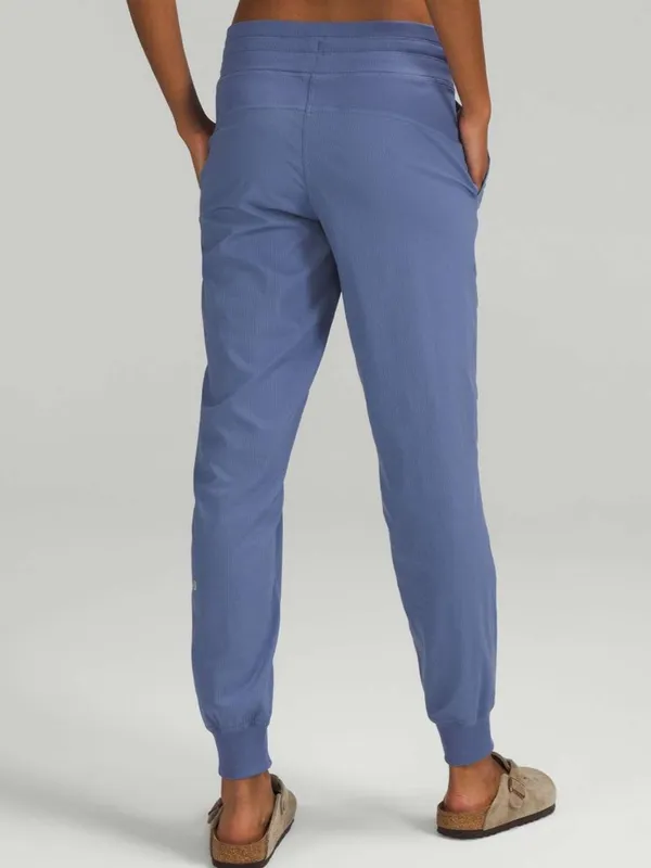 Lululemon Dance Studio Mid-Rise Full Length Joggers in Oasis Blue/ Water Drop - Image 4