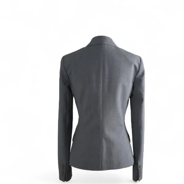 ❣️Theory Women’s Hayward Wool Classic Blazer in Solid Grey - Image 2
