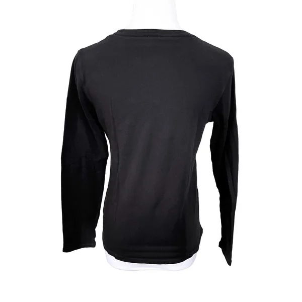 BCTC Apparel Halloween BOO! Black Long Sleeve T-shirt SMALL 4-6 Whimsical Casual - Image 4