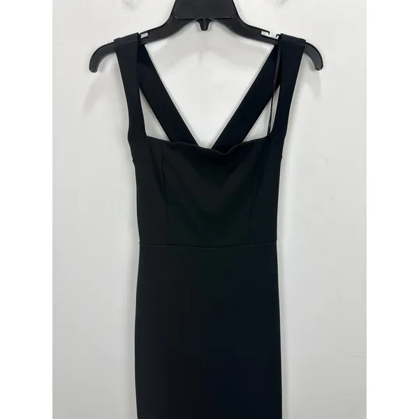 Lulus Glamorous Dedication Black Sleeveless Column Maxi Dress Formal Medium NWT - Image 7