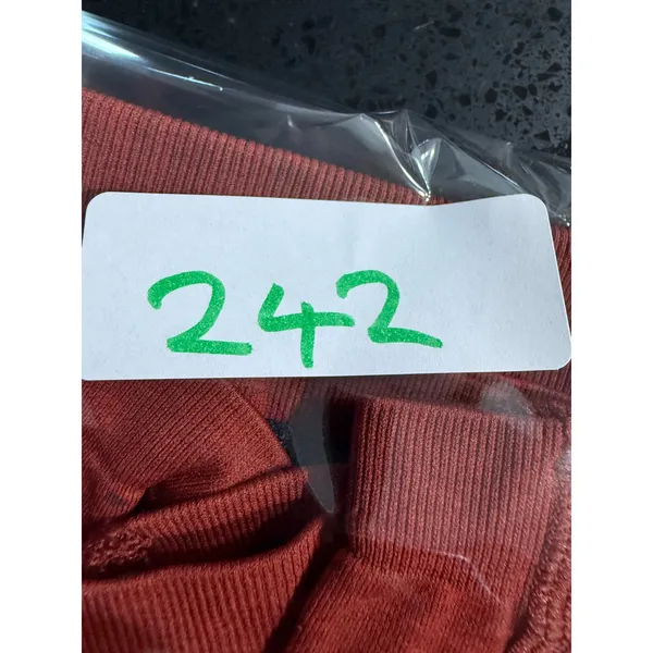 Gymshark Vital Seamless 2.0 Shorts Womens Medium Brick Red Rust Marl B1A4J‎ - Image 8